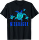 Nicaragua Sea Turtles Scuba Diving Diver Souvenir T-Shirt - T-Shirt | Black