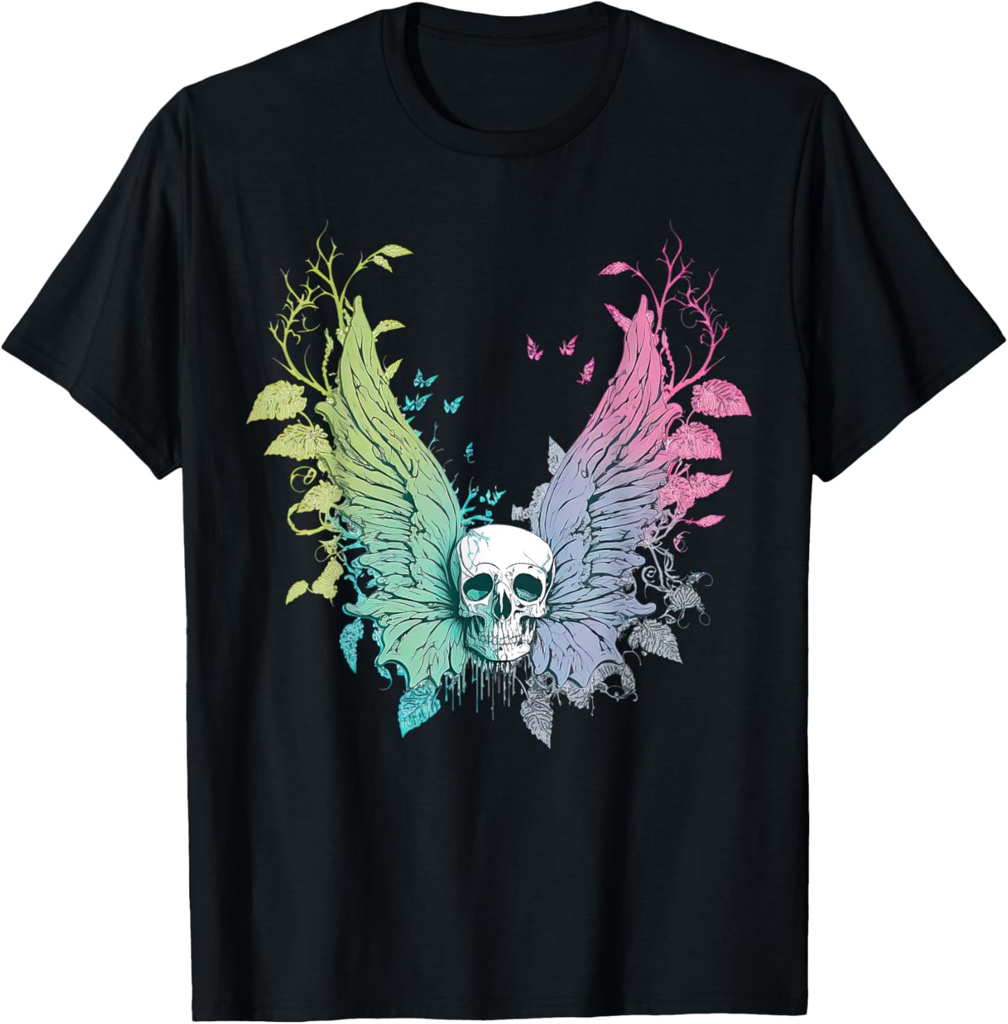 Goth Fairycore Aesthetic gothic fairy Aesthetic T-Shirt - T-Shirt | Black