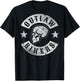 Outlaw Biker Shirt Skull Motorcycle chopper T-Shirt - T-Shirt | Black