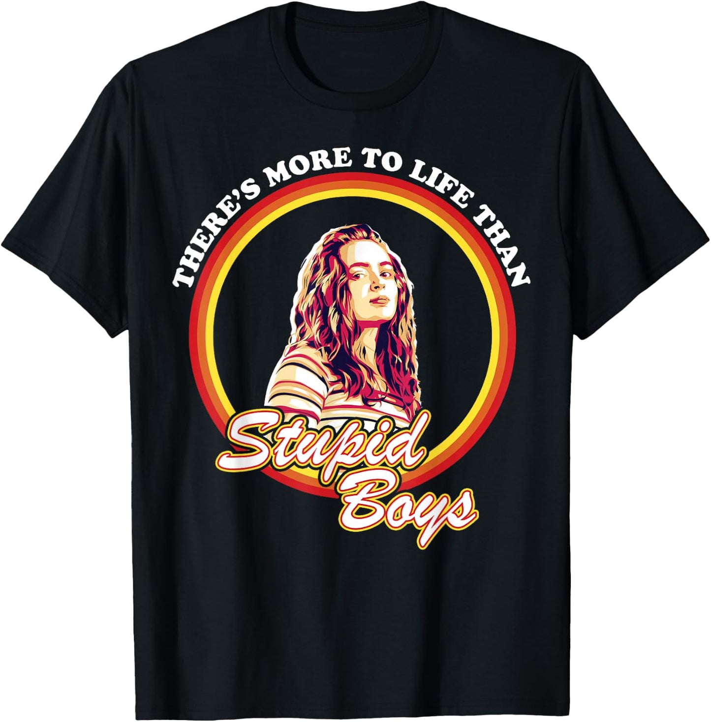 Netflix Stranger Things Max More To Life Than Stupid Boys Short Sleeve T-Shirt - T-Shirt | Black