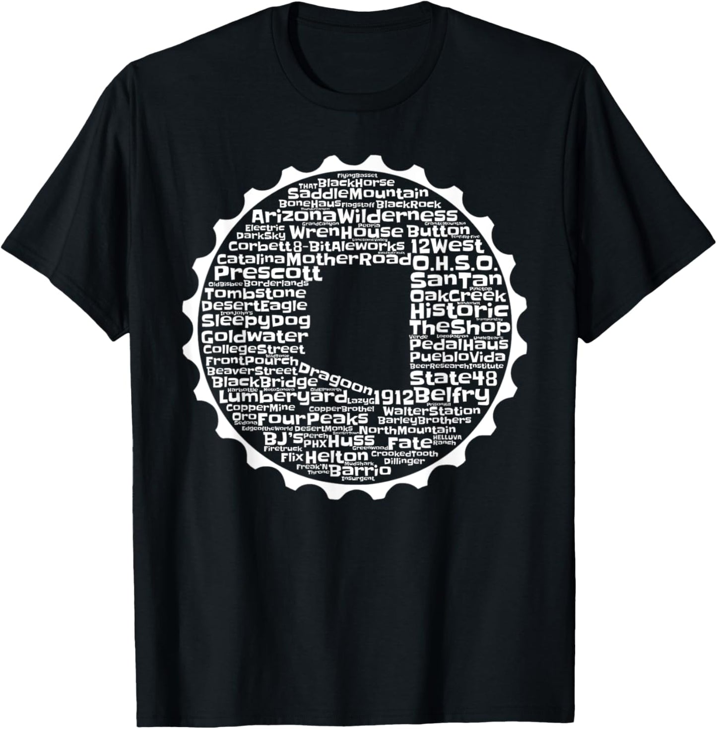 Drink Local Arizona Breweries T-Shirt - T-Shirt | Black