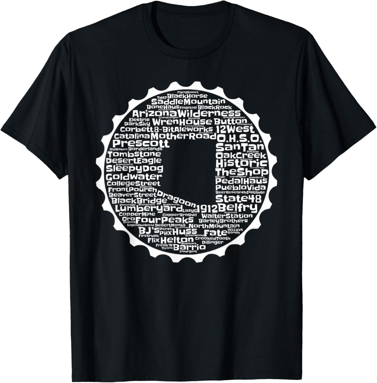 Drink Local Arizona Breweries T-Shirt - T-Shirt | Black