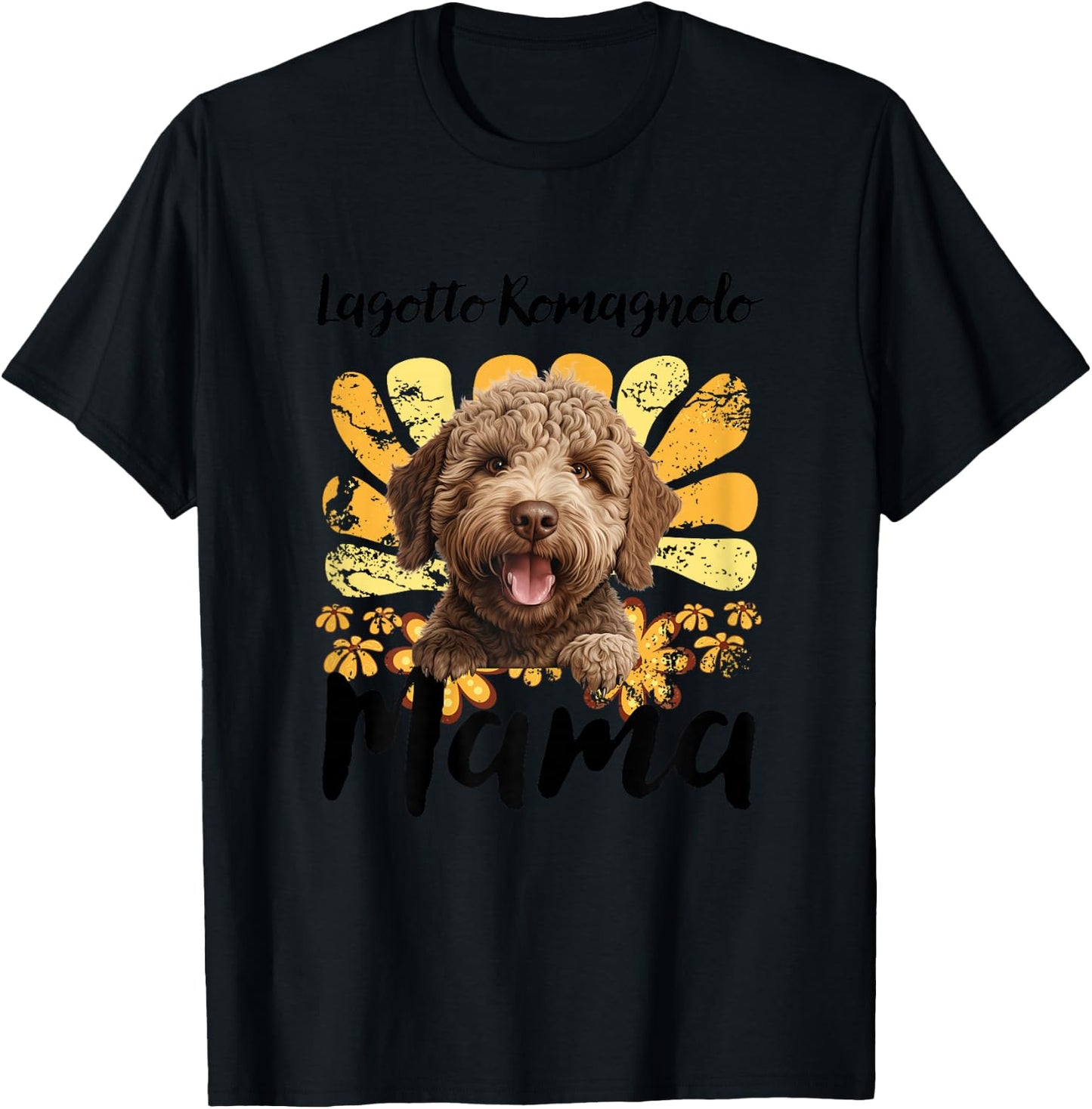 Lagotto Romagnolo Mama Mom Lagotto Romagnolo T-Shirt - T-Shirt | Black