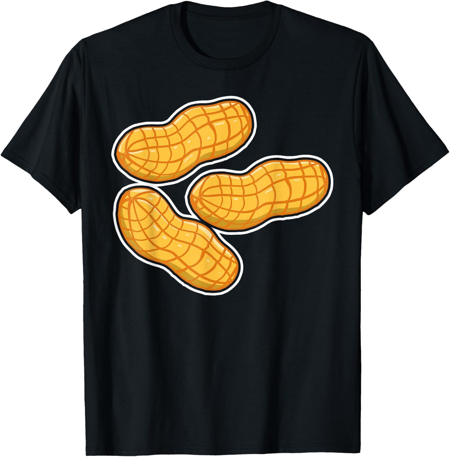 Peanut Graphic gift, Nut design, Peanut design T-Shirt - T-Shirt | Black