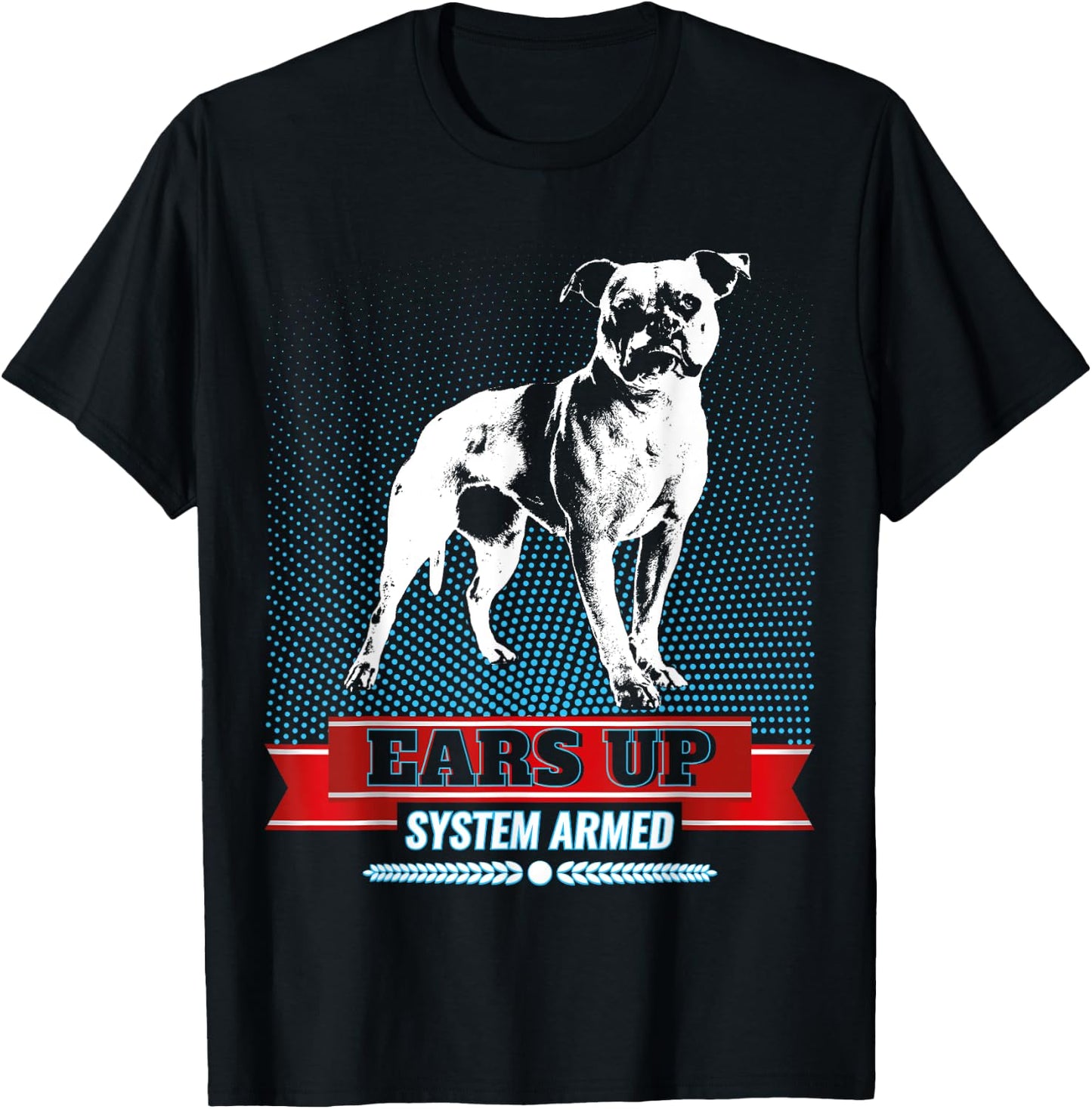 American Bulldog Old Southern White Bulldog Men Women Kids T-Shirt - T-Shirt | Black
