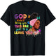 God Didn't Bring You This Far To Leave You Afro Christian T-Shirt - T-Shirt | Black