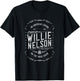 Official Willie Nelson American Legend T-Shirt - T-Shirt | Black