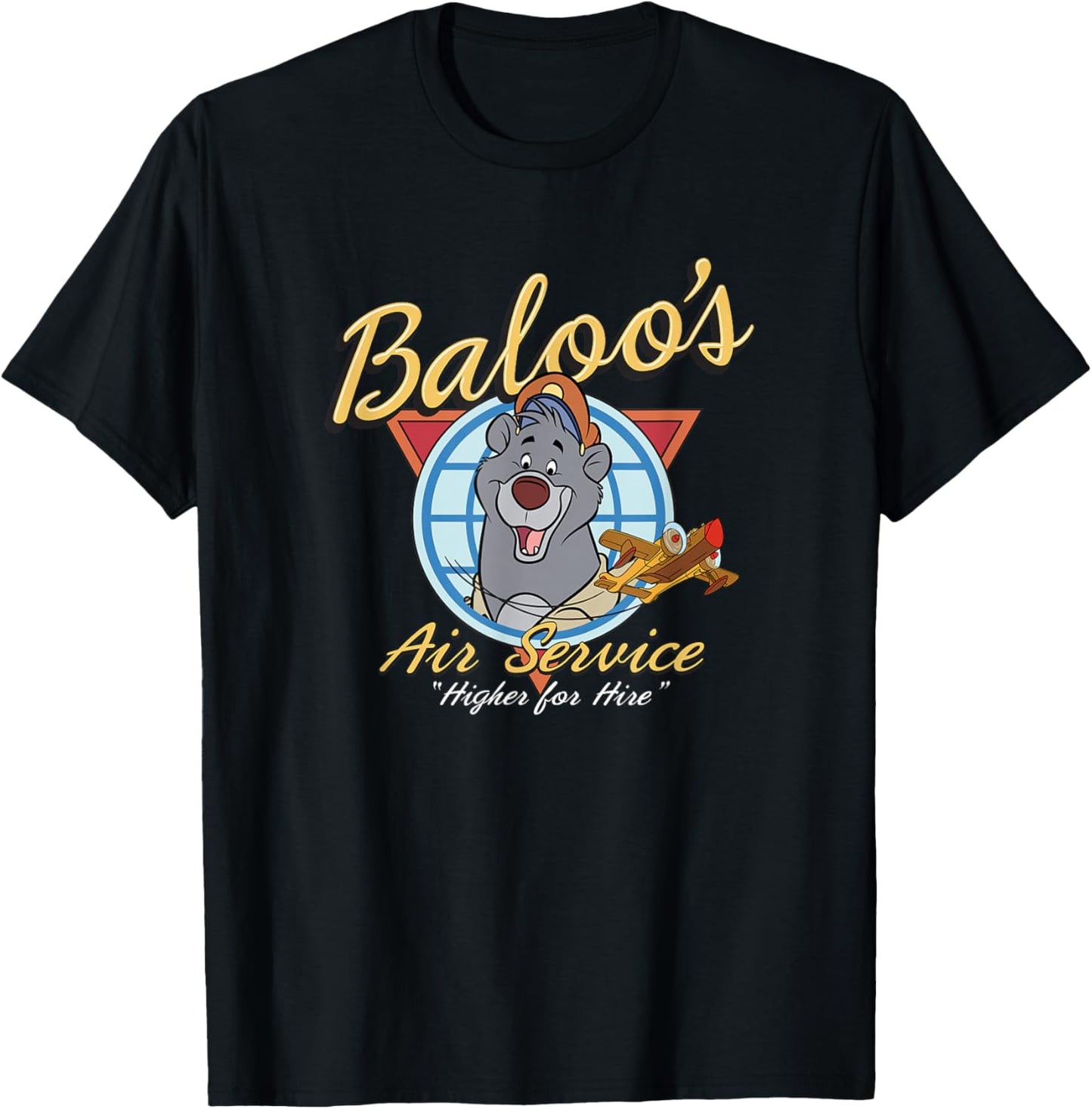 Disney - Talespin Baloo's Service T-Shirt - T-Shirt | Black