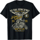 Pig Trail Scenic Byway Hwy 23 AR USA Motorcycle Design T-Shirt - T-Shirt | Black