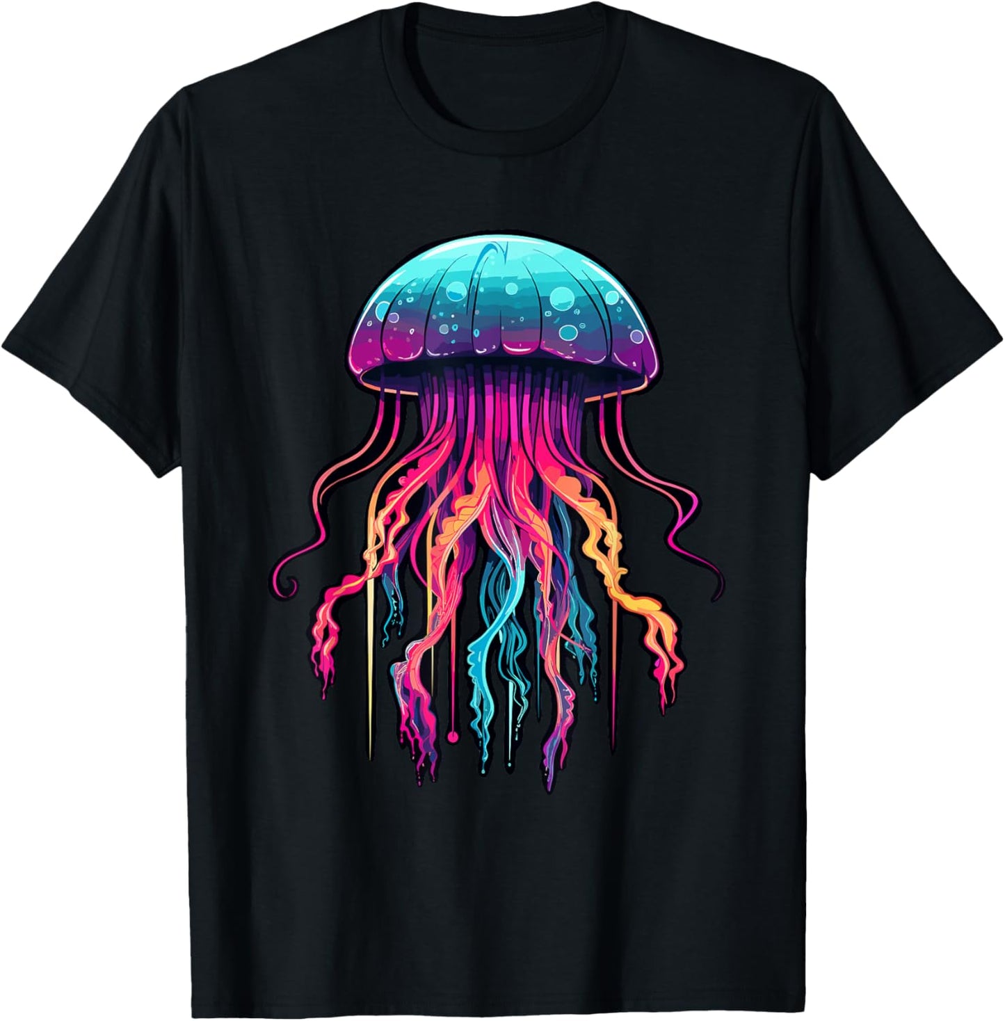 Jellyfish Costume Psychedelic Jelly Fish Sea Ocean T-Shirt - T-Shirt | Black