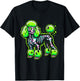 Zombie Poodle Dog Ghost Dark Halloween Horror Skeleton Gifts T-Shirt - T-Shirt | Black