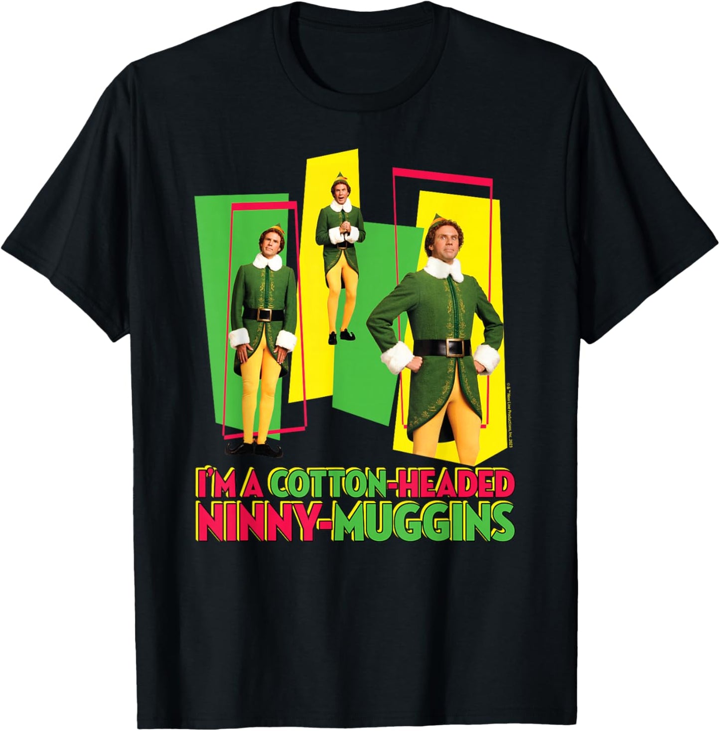 Elf - Cotton Headed Ninny Muggins T-Shirt - T-Shirt | Black