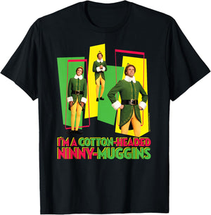 Elf - Cotton Headed Ninny Muggins T-Shirt - T-Shirt | Black