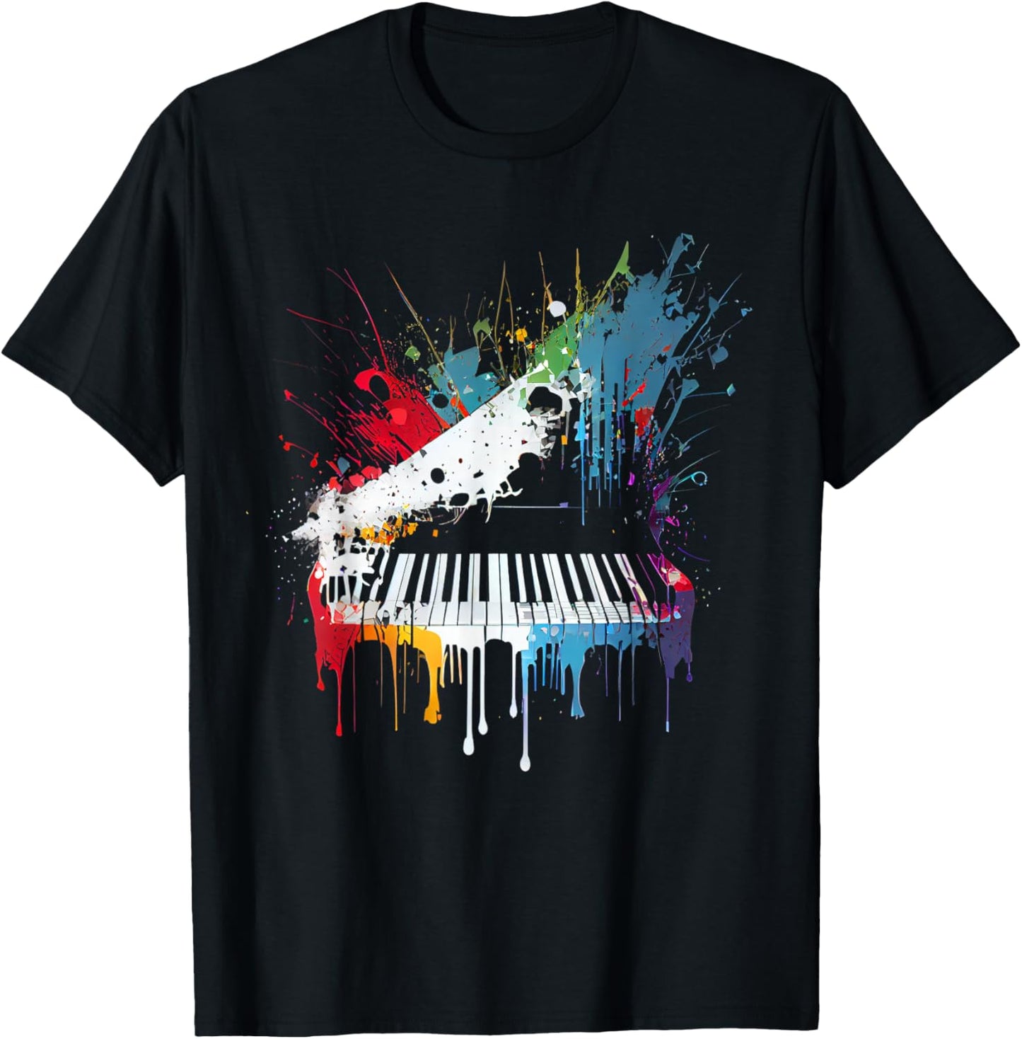 Piano design piano Gift pianist T-Shirt - T-Shirt | Black