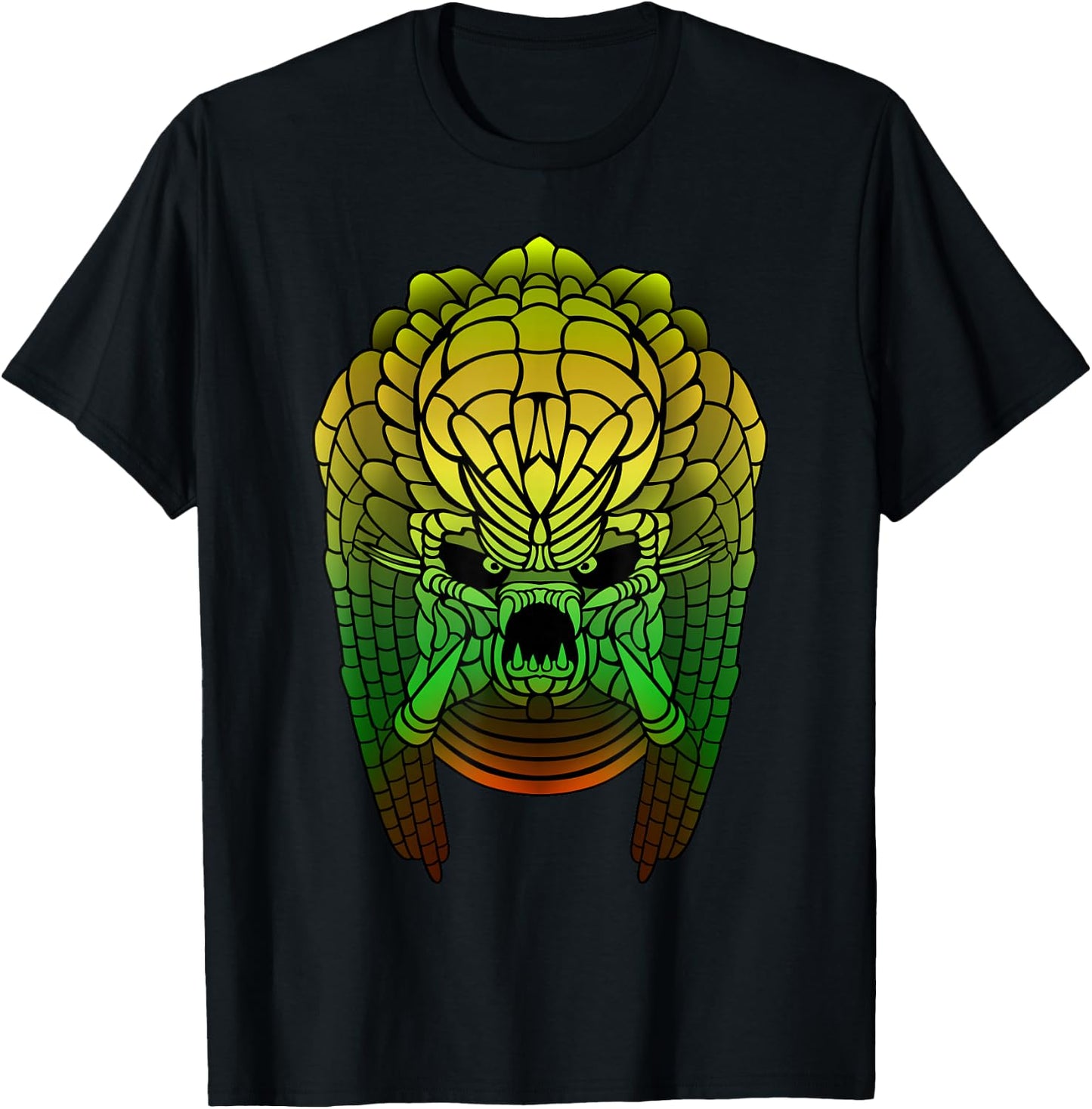 Yautja. Sci-fi monster design. T-Shirt - T-Shirt | Black