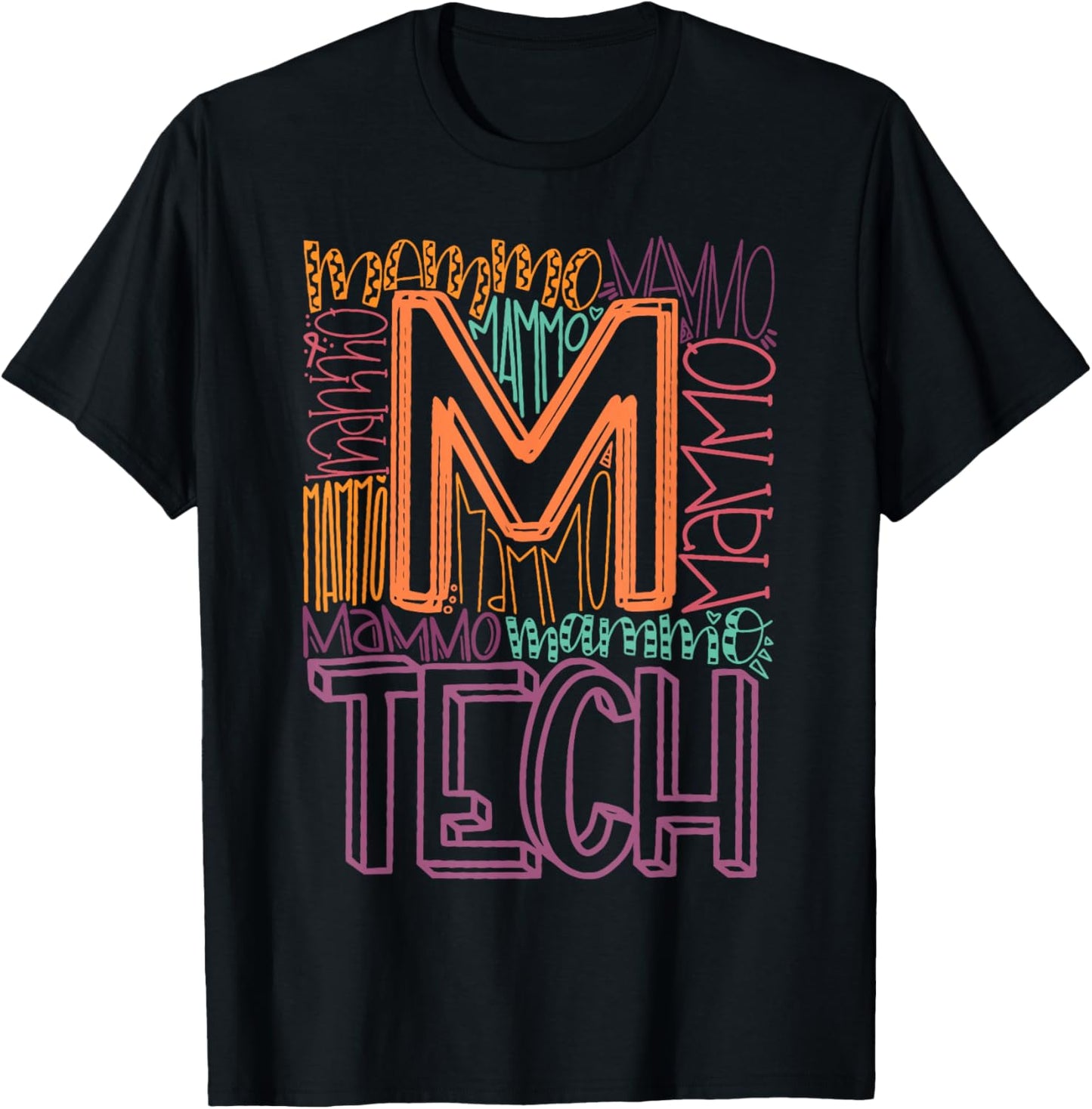 Mammo Tech - Mammography - Radiology - Mammographer - Medica T-Shirt - T-Shirt | Black