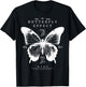 Hip Hop Y2K Hipster Streetwear Motte Butterfly Schmetterling T-Shirt - T-Shirt | Black