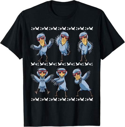 Schuhschnabel Bird Dancing Dancer Bird Lover T-Shirt - T-Shirt | Black