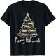 Funny Fishing Lover Christmas Sport - Merry Fishmas T-Shirt - T-Shirt | Black
