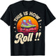 Roller Skating This Is How I Roll Skater Skate Retro Vintage T-Shirt - T-Shirt | Black