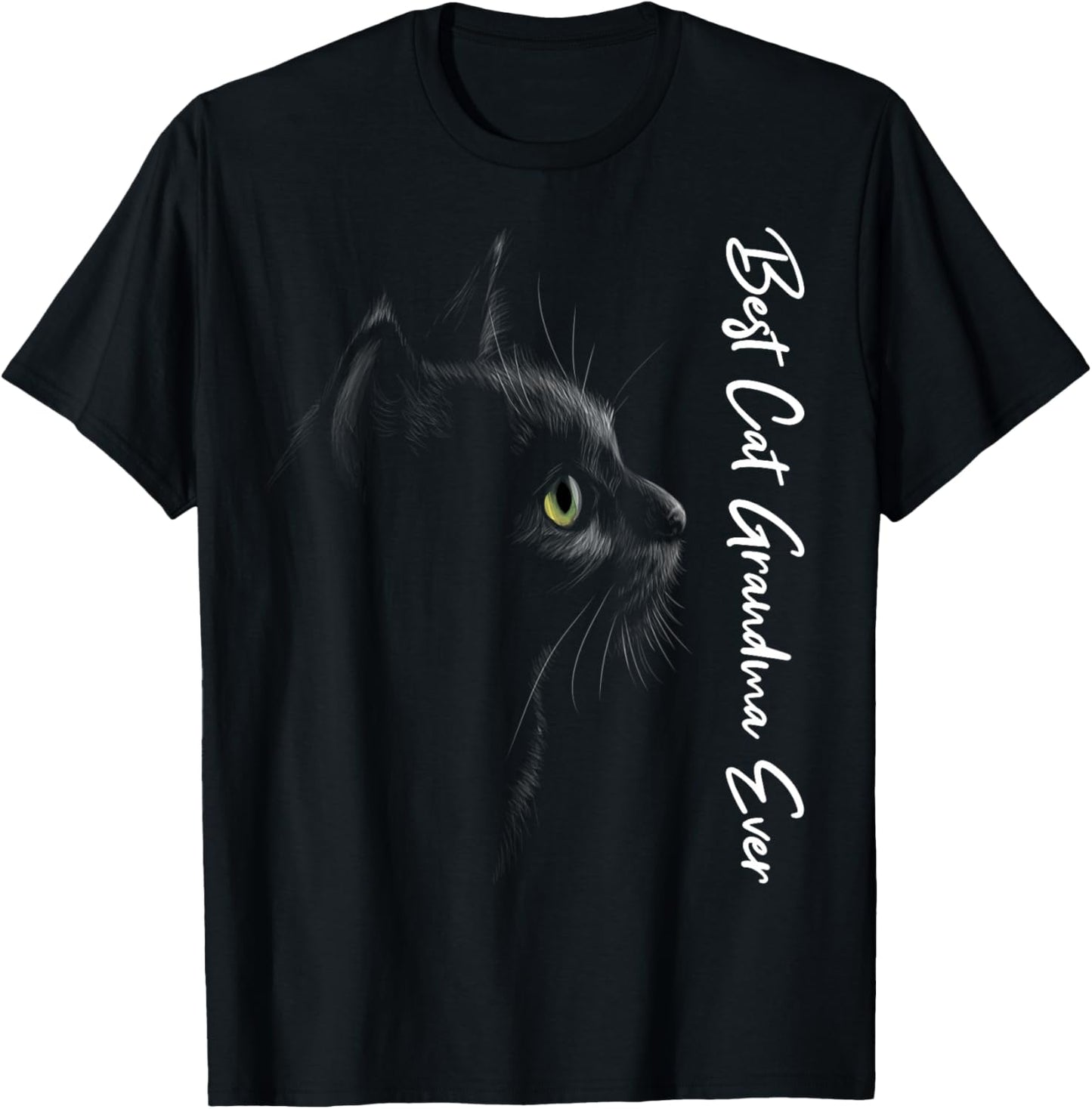 Best Cat Grandma ever Cats Cat T-Shirt - T-Shirt | Black