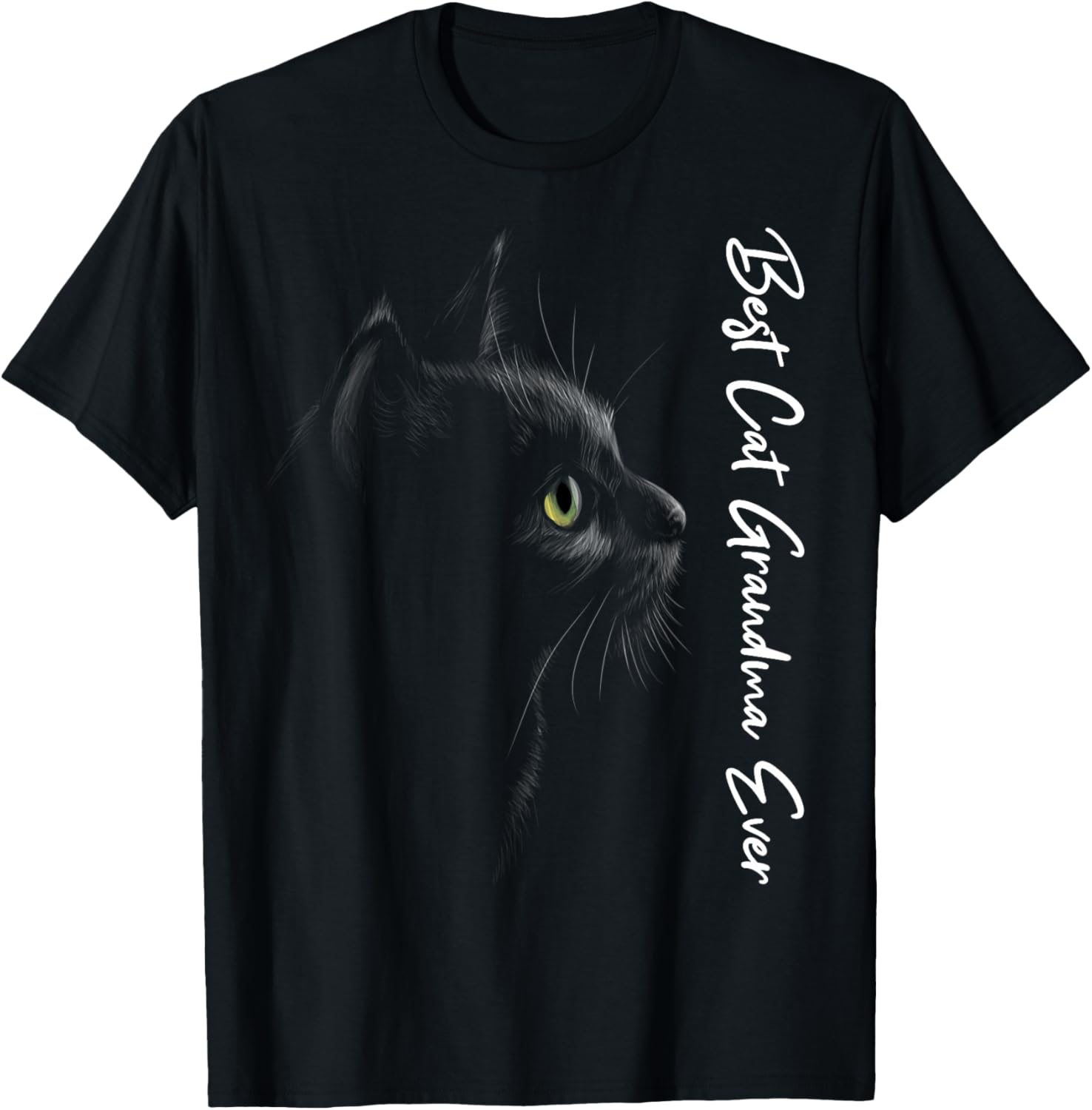 Best Cat Grandma ever Cats Cat T-Shirt - T-Shirt | Black