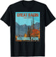 Great Basin National Park Nevada Poster Design T-Shirt - T-Shirt | Black