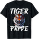 Cool Tiger Pride Wild Animal Lover Wildlife Nature Graphic T-Shirt - T-Shirt | Black
