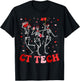 Skeleton CT Tech Computed Tomography Technologist Valentines T-Shirt - T-Shirt | Black