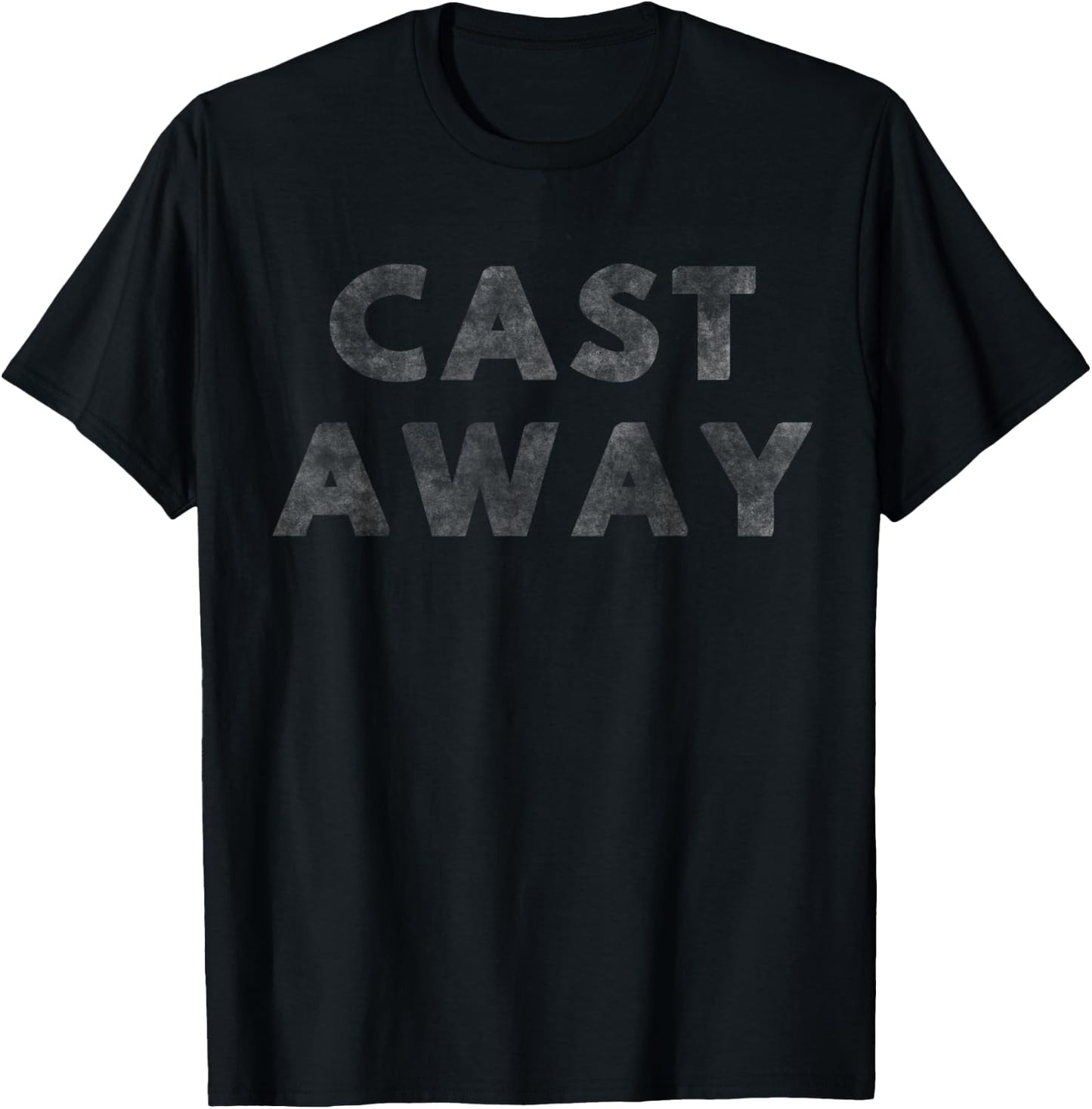 Funny Cast Away Outcast Fisherman Forgotten Excluded Gift T-Shirt - T-Shirt | Black