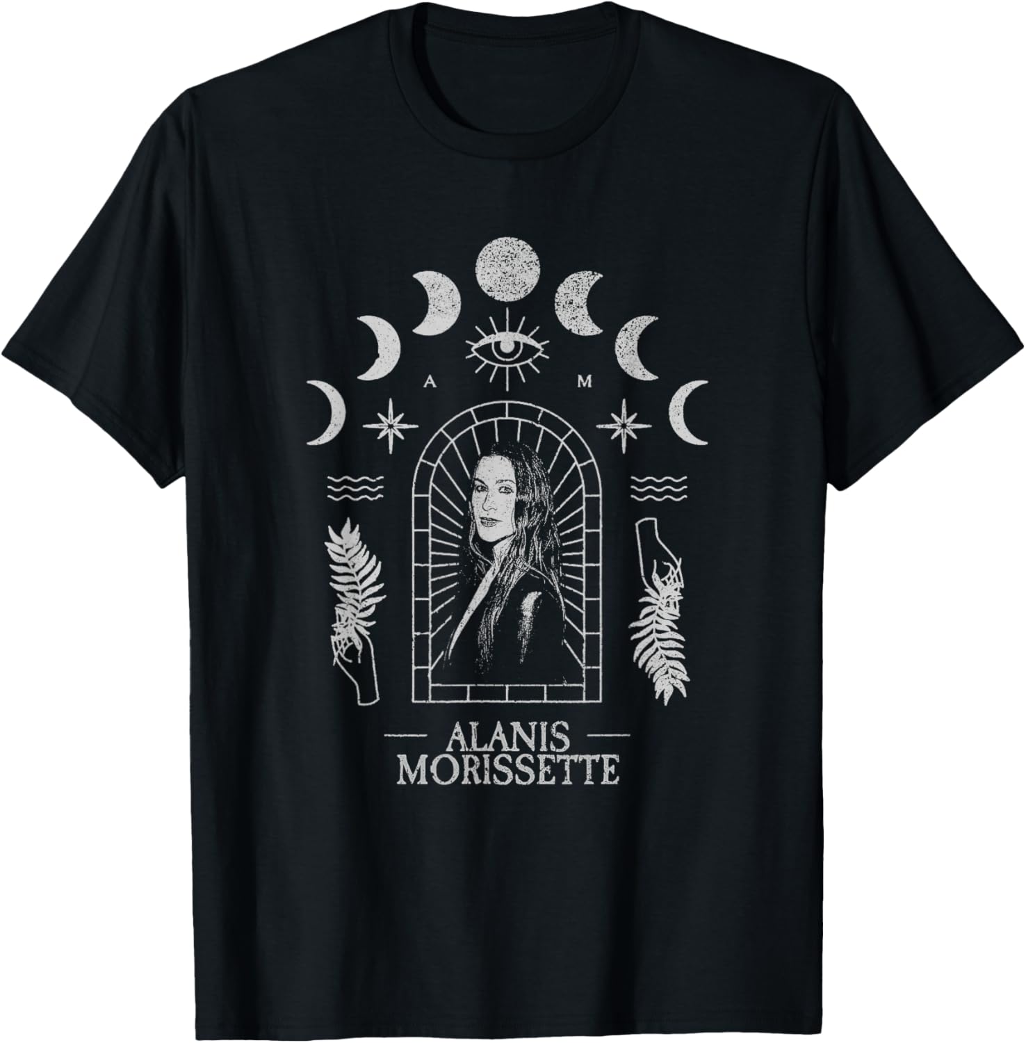 Alanis Morissette - Moon , Black, S T-Shirt - T-Shirt | Black