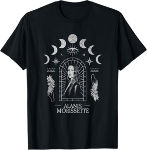 Alanis Morissette - Moon , Black, S T-Shirt - T-Shirt | Black