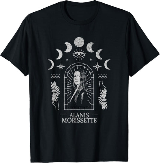 Alanis Morissette - Moon , Black, S T-Shirt - T-Shirt | Black