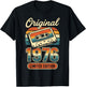 50th Birthday Man Woman 50 Years Decoration 1976 Gift Funny T-Shirt - T-Shirt | Black