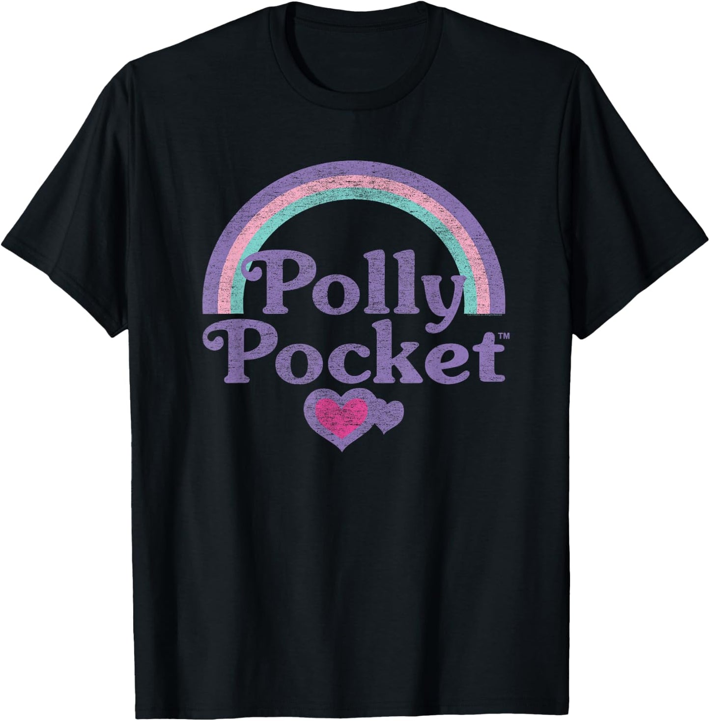 Polly Pocket Rainbows T-Shirt - T-Shirt | Black