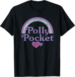 Polly Pocket Rainbows T-Shirt - T-Shirt | Black
