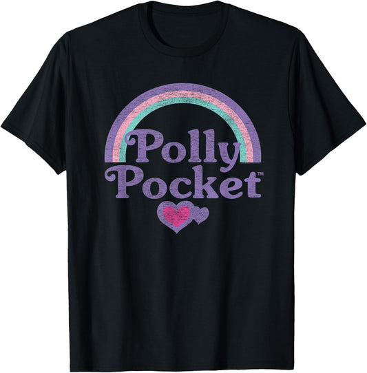 Polly Pocket Rainbows T-Shirt - T-Shirt | Black