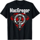 MacGregor Clan Scottish Name Coat Of Arms Tartan T-Shirt - T-Shirt | Black