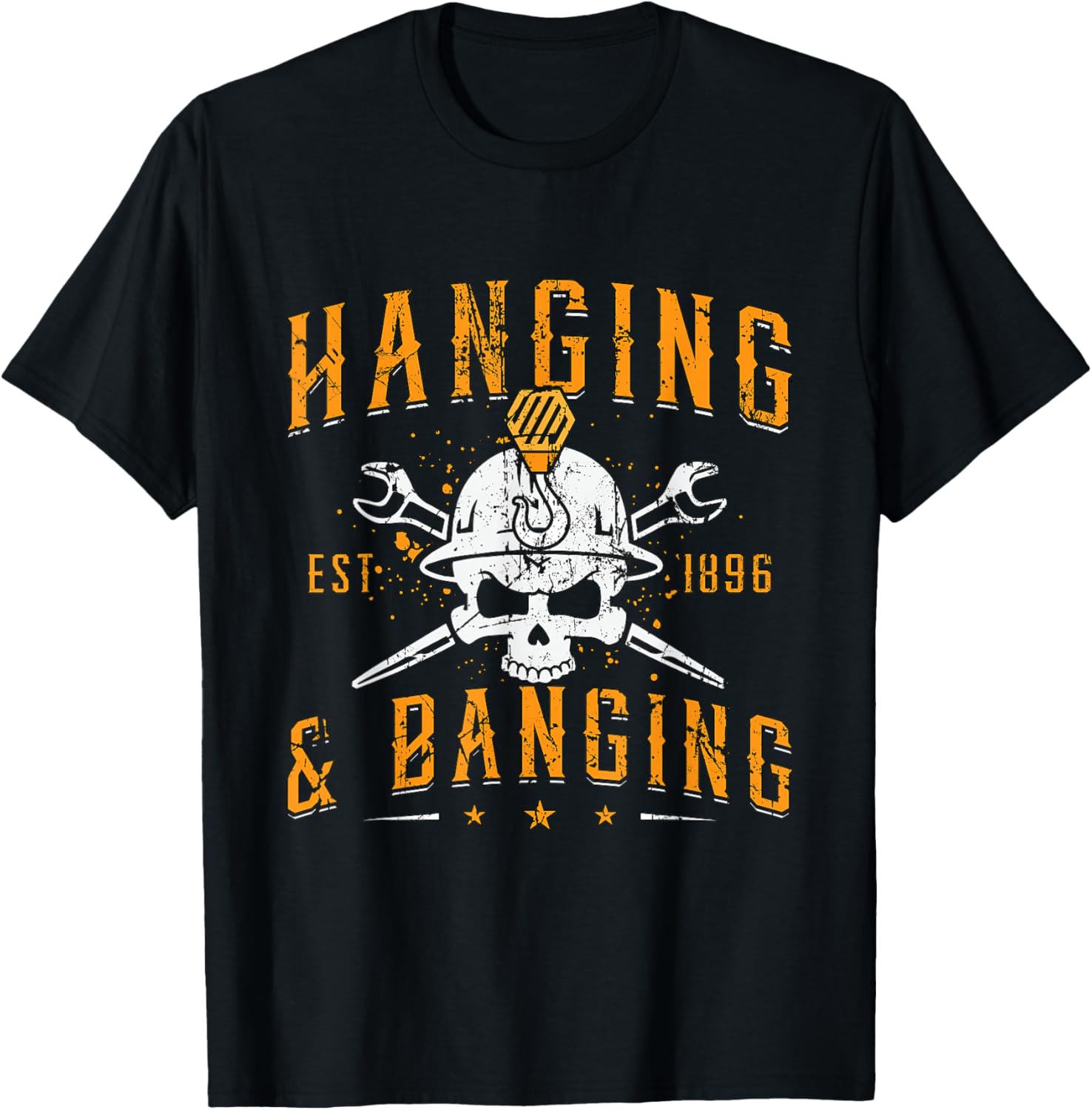 Hanging & Banging Metalworking Blacksmith Power Ironworker T-Shirt - T-Shirt | Black