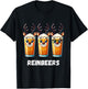 Reinbeers Funny Reindeer Beer Christmas Drinking T-Shirt - T-Shirt | Black