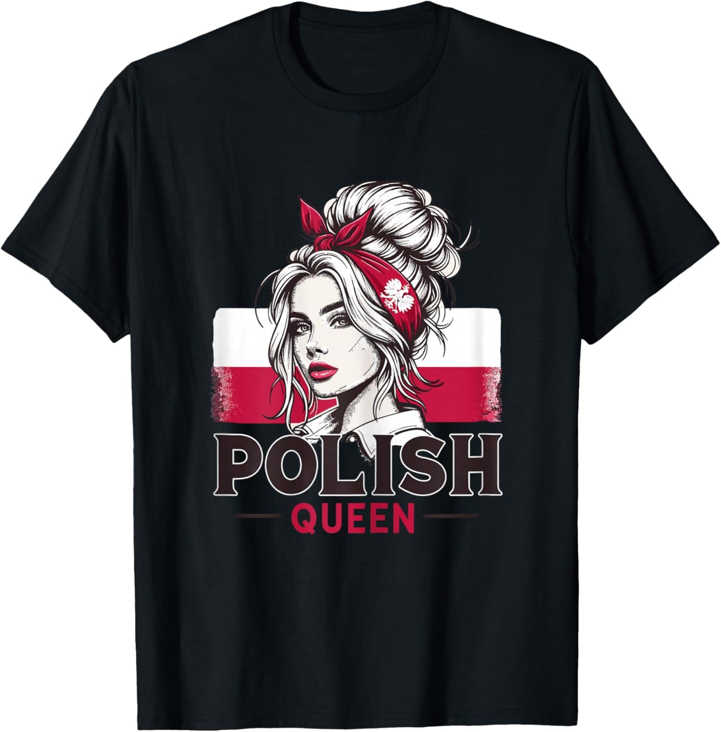 Polnische Königin Polnisch Polnisch Mädchen Polnisch Mädchen Polnisch dziewczyna T-Shirt - T-Shirt | Black