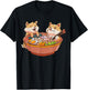 Shiba Inu Dog Ramen Bowl Anime Kawaii Japanese Gift T-Shirt - T-Shirt | Black