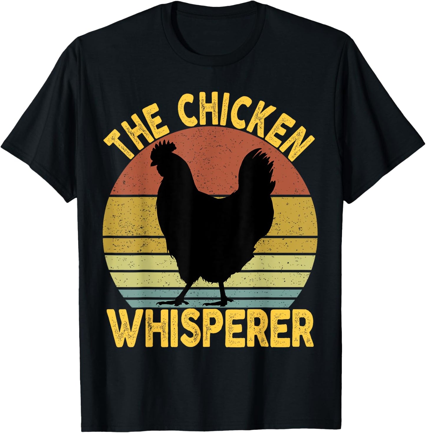 The Chicken Whisperer & Women - Chicken Lovers T-Shirt - T-Shirt | Black