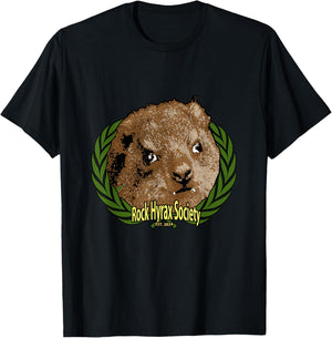 Rock Hyrax Society T-Shirt - T-Shirt | Black