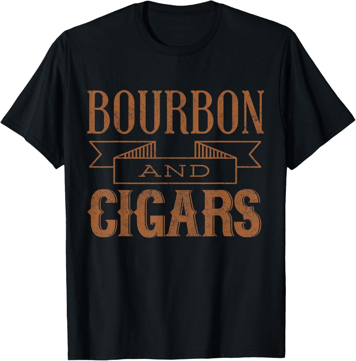 Bourbon and Cigars Gift cigar T-Shirt - T-Shirt | Black