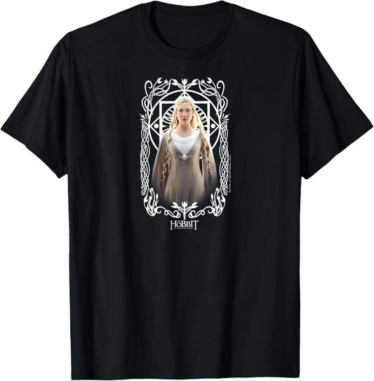 The Hobbit - An Unexpected Journey Lady Galadriel Royal Elf T-Shirt - T-Shirt | Black