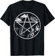 Pentagram Air Fire Water Spirit Earth Pagan Witchcraft Wicca T-Shirt - T-Shirt | Black