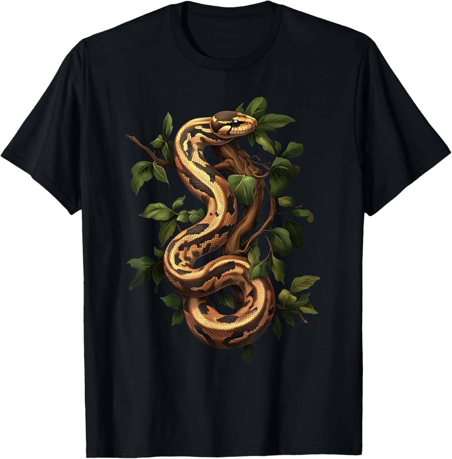 Ball Python Lover Reptile Keeper Pet Owner Snake T-Shirt - T-Shirt | Black