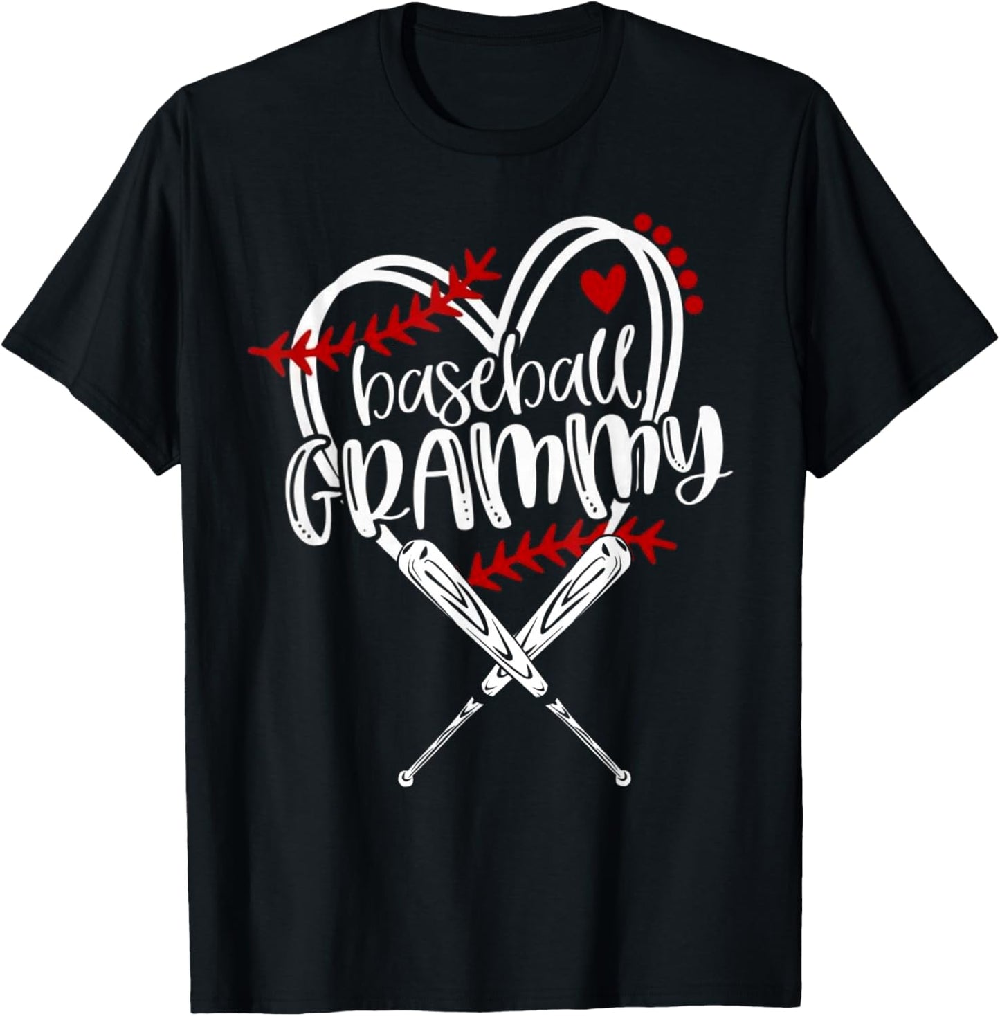 Baseball Grammy Funny Baseball Family Matching T-Shirt - T-Shirt | Black