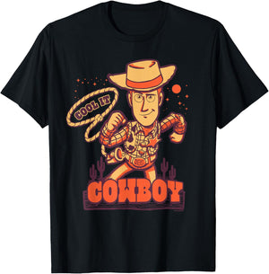 Disney and Pixar's Toy Story Sheriff Woody "Cool it, Cowboy" T-Shirt - T-Shirt | Black